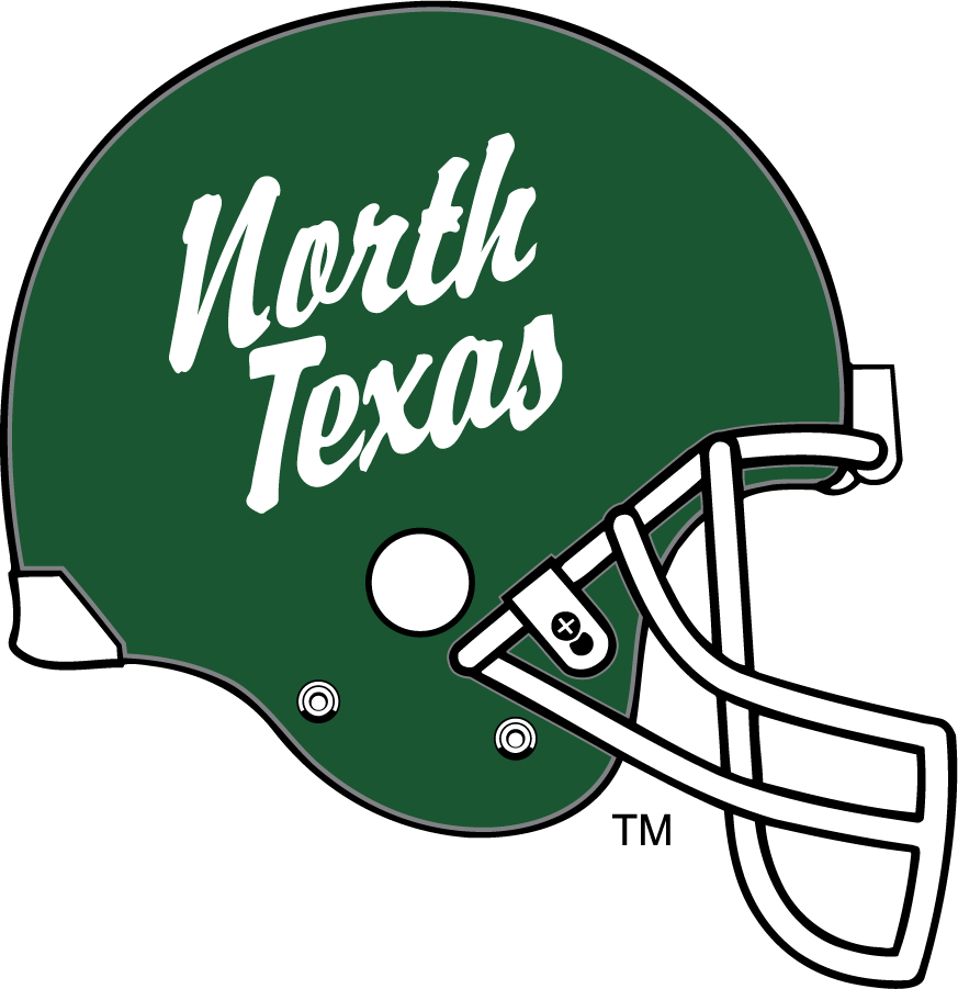 North Texas Mean Green 2001-2003 Helmet diy DTF decal sticker